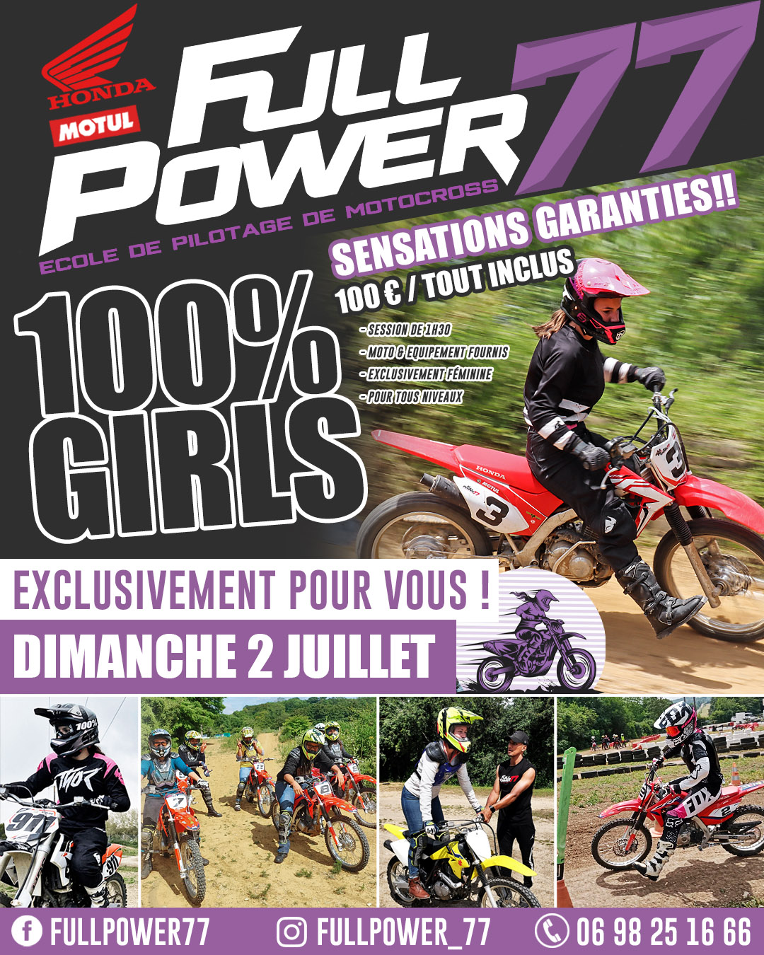 Journée 100 GIRLS (2 Juillet 2023)